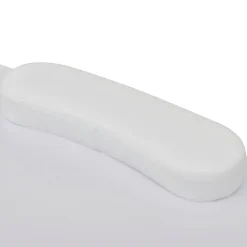 vidaXL Manicuretafel inklapbaar met wieltjes wit