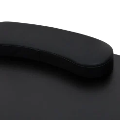 vidaXL Manicuretafel inklapbaar met wieltjes zwart