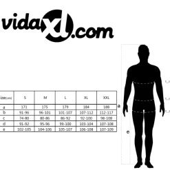 vidaXL Mannen overall maat XL grijs