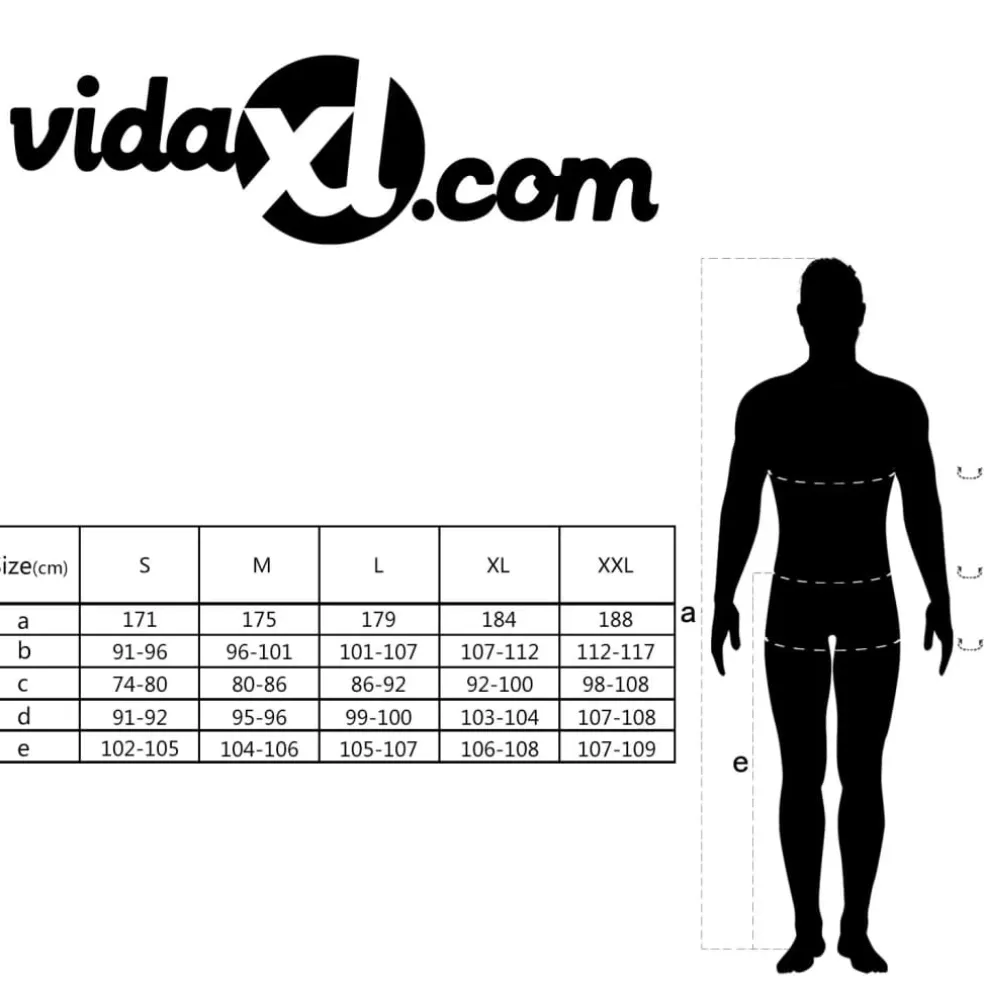 vidaXL Mannen overall maat XL grijs