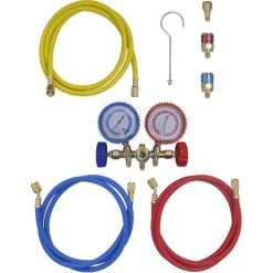 vidaXL Manometer set voor airco met 2-richtingen