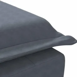 vidaXL Massage chaise longue met bolster fluweel donkergrijs