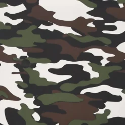 vidaXL Massage gamestoel kunstleer zwart en camouflage
