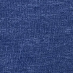 vidaXL Massage gamestoel met voetensteun stof zwart en blauw