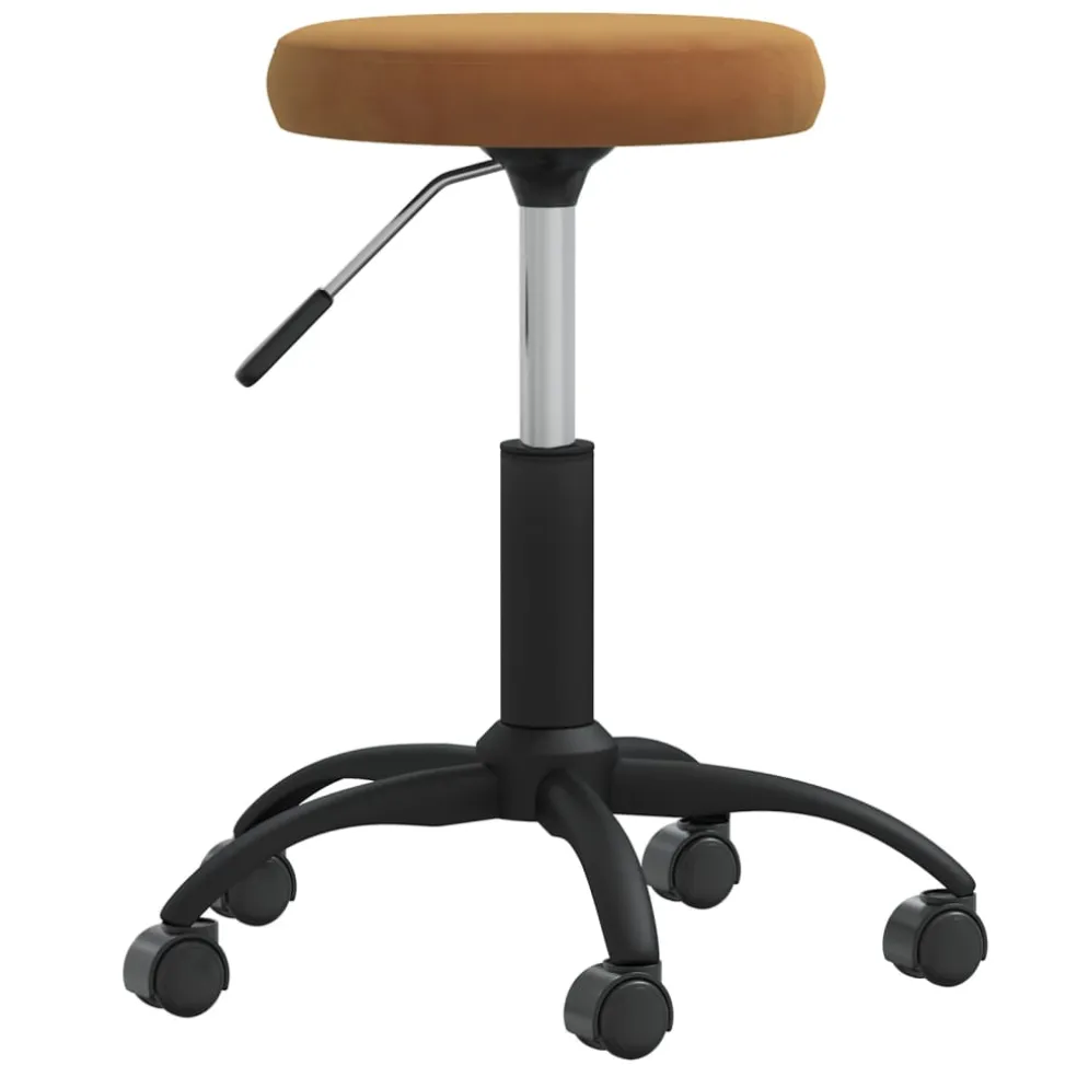 vidaXL Massagekruk fluweel bruin