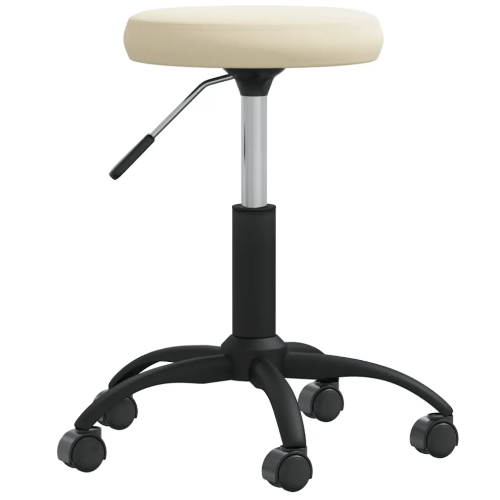 vidaXL Massagekruk fluweel crèmekleurig