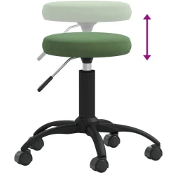 vidaXL Massagekruk fluweel donkergroen
