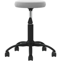 vidaXL Massagekruk fluweel lichtgrijs