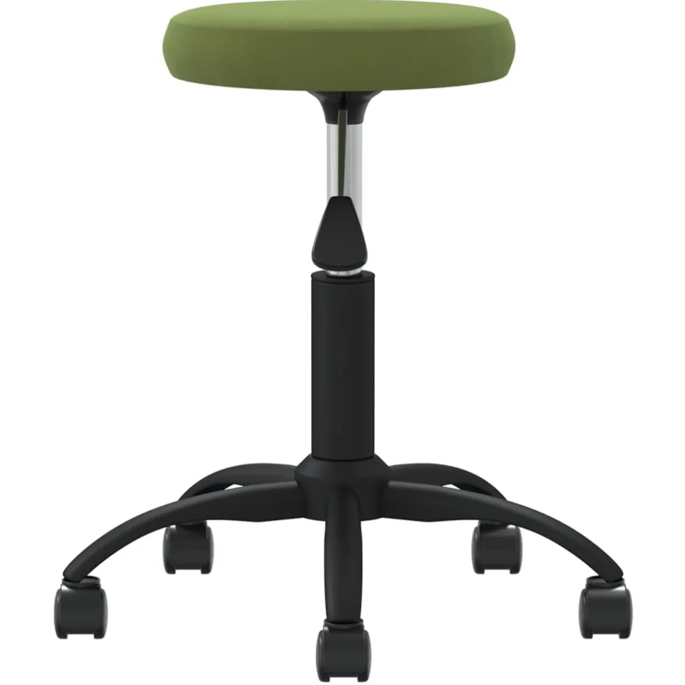 vidaXL Massagekruk fluweel lichtgroen
