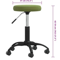 vidaXL Massagekruk fluweel lichtgroen