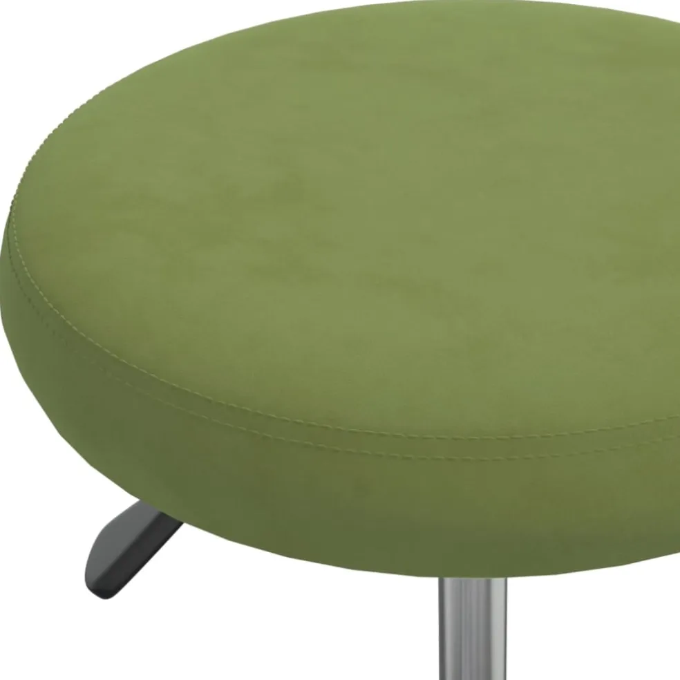 vidaXL Massagekruk fluweel lichtgroen