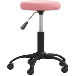 vidaXL Massagekruk fluweel roze