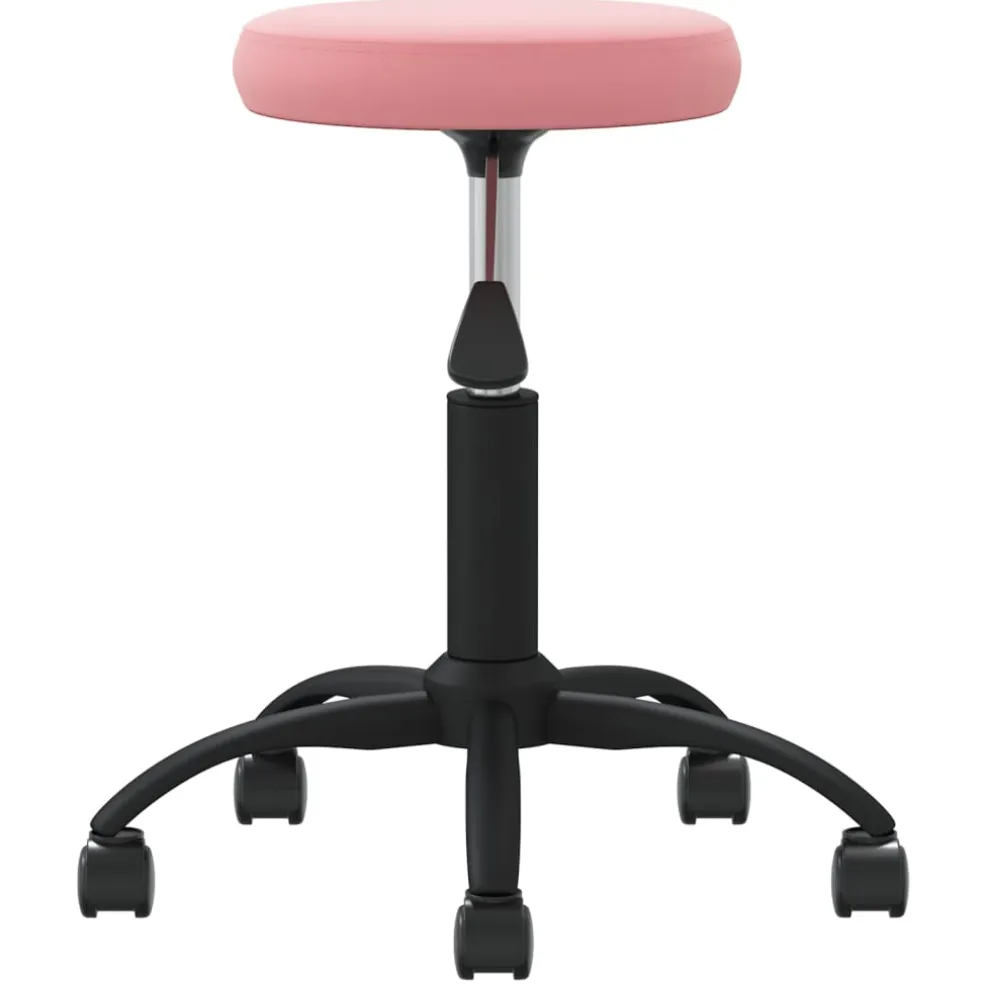 vidaXL Massagekruk fluweel roze