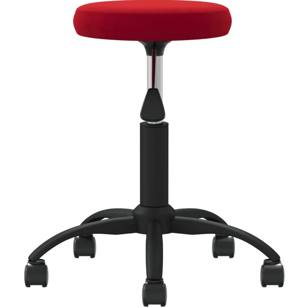 vidaXL Massagekruk fluweel wijnrood