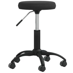 vidaXL Massagekruk fluweel zwart