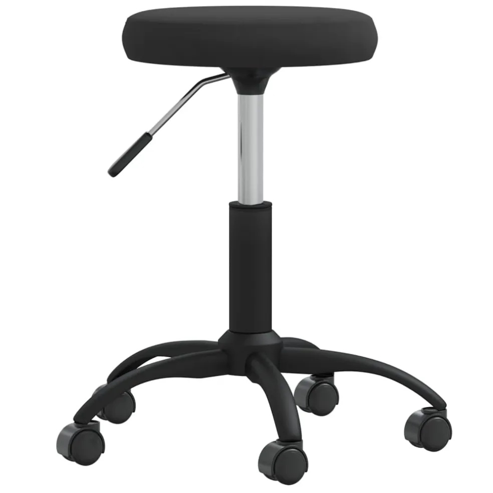 vidaXL Massagekruk fluweel zwart