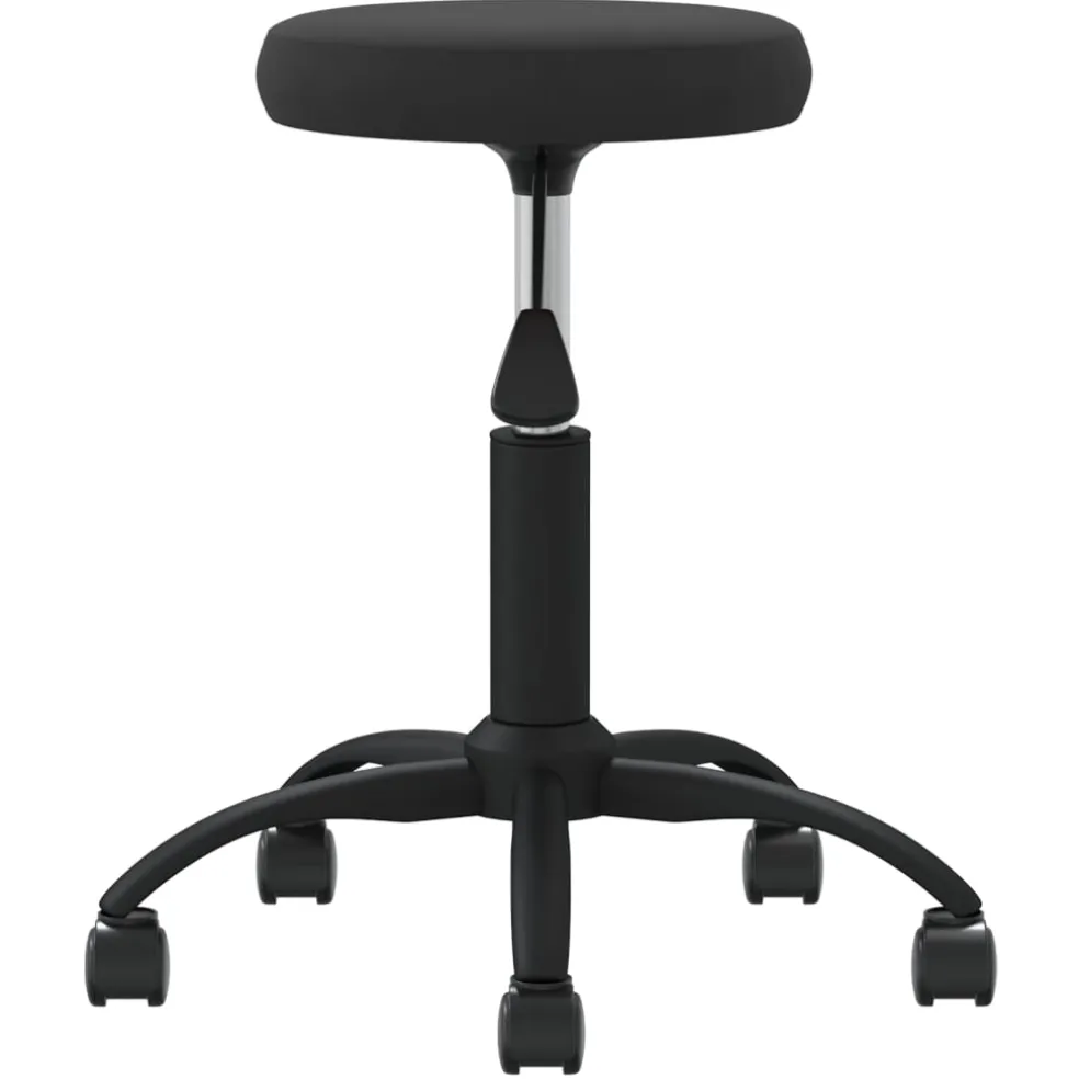vidaXL Massagekruk fluweel zwart