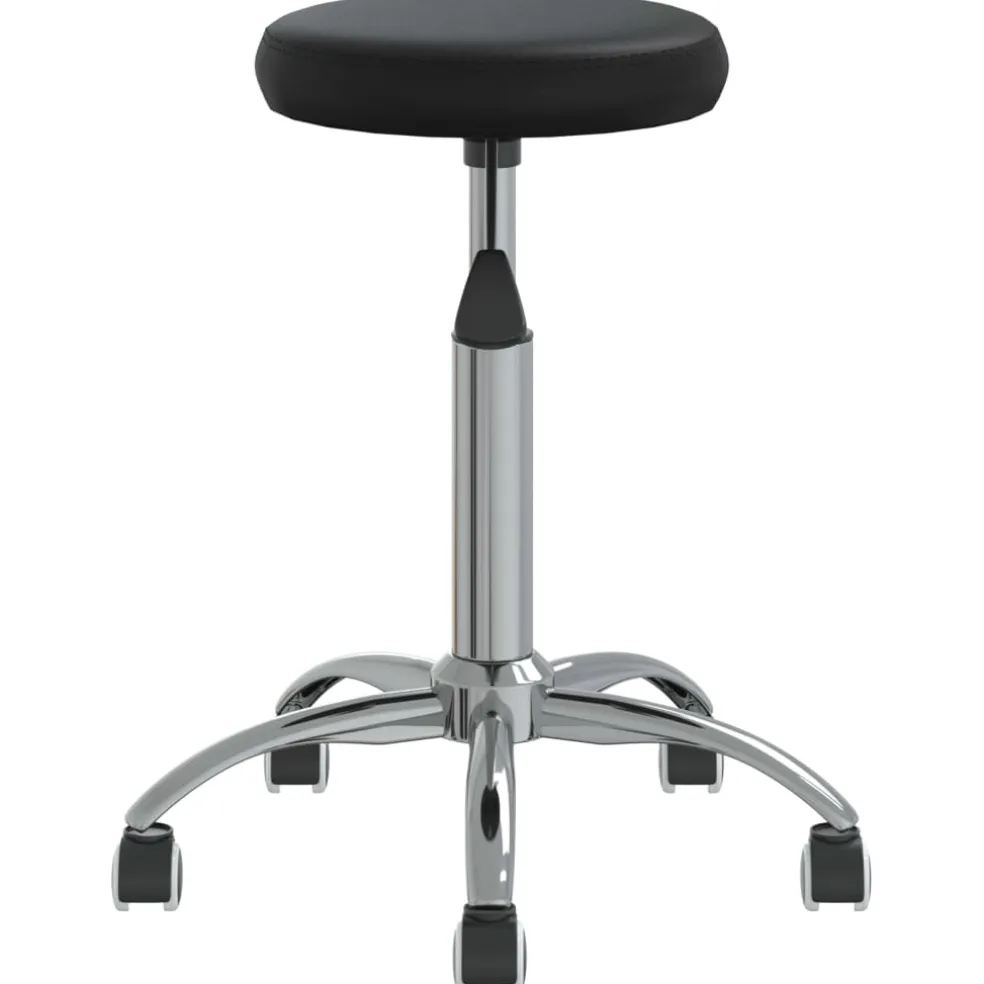 vidaXL Massagekruk kunstleer zwart
