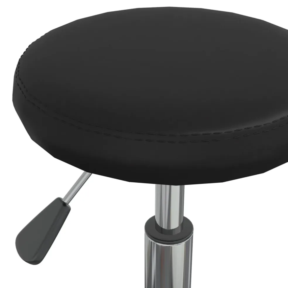 vidaXL Massagekruk kunstleer zwart