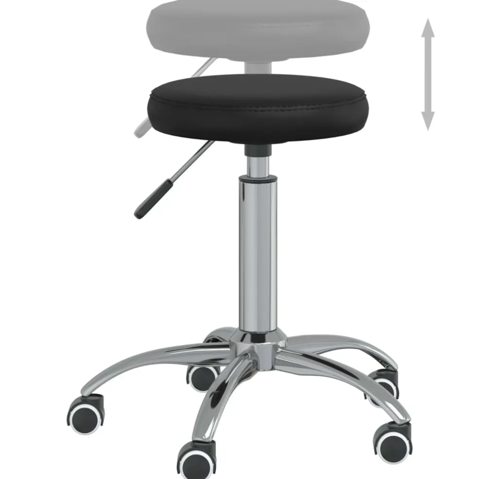 vidaXL Massagekruk kunstleer zwart