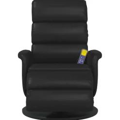 vidaXL Massage Recliner Stoel Zwart 71 x 98 x 106 cm Nep Leer