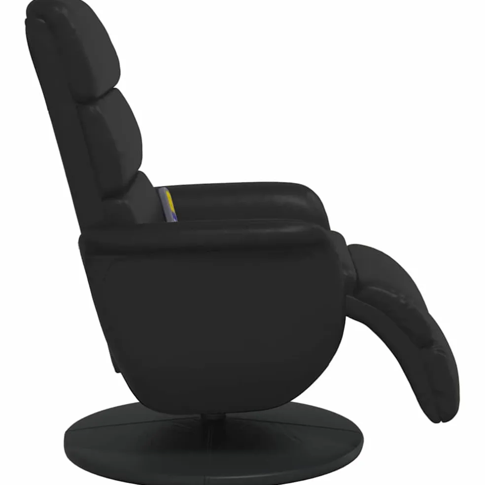 vidaXL Massage Recliner Stoel Zwart 71 x 98 x 106 cm Nep Leer