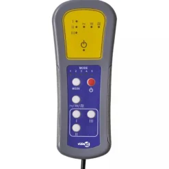 vidaXL Massagestoel elektrisch stof zwart
