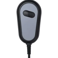 vidaXL Massagestoel elektrisch fluweel geel