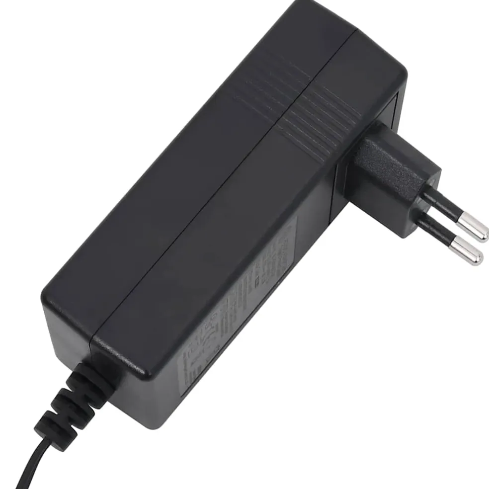 vidaXL Massagestoel elektrisch fluweel geel