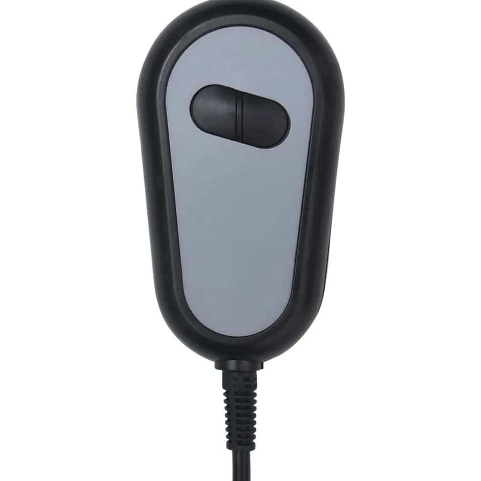 vidaXL Massagestoel elektrisch stof taupe