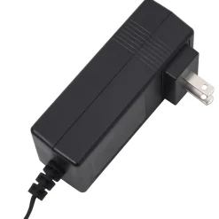 vidaXL Massagestoel elektrisch stof zwart