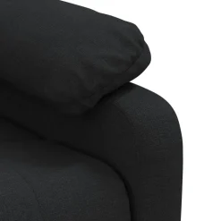 vidaXL Massagestoel elektrisch stof donkergrijs