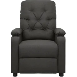 vidaXL Massagestoel elektrisch fluweel crèmekleurig