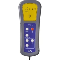 vidaXL Massagestoel elektrisch kunstleer zwart