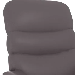 vidaXL Massagestoel kunstleer grijs