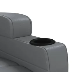 vidaXL Massagestoel kunstleer antracietkleurig