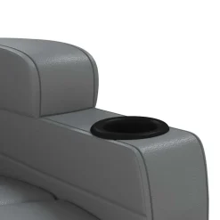 vidaXL Massagestoel kunstleer antracietkleurig