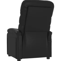 vidaXL Massagestoel kunstleer zwart