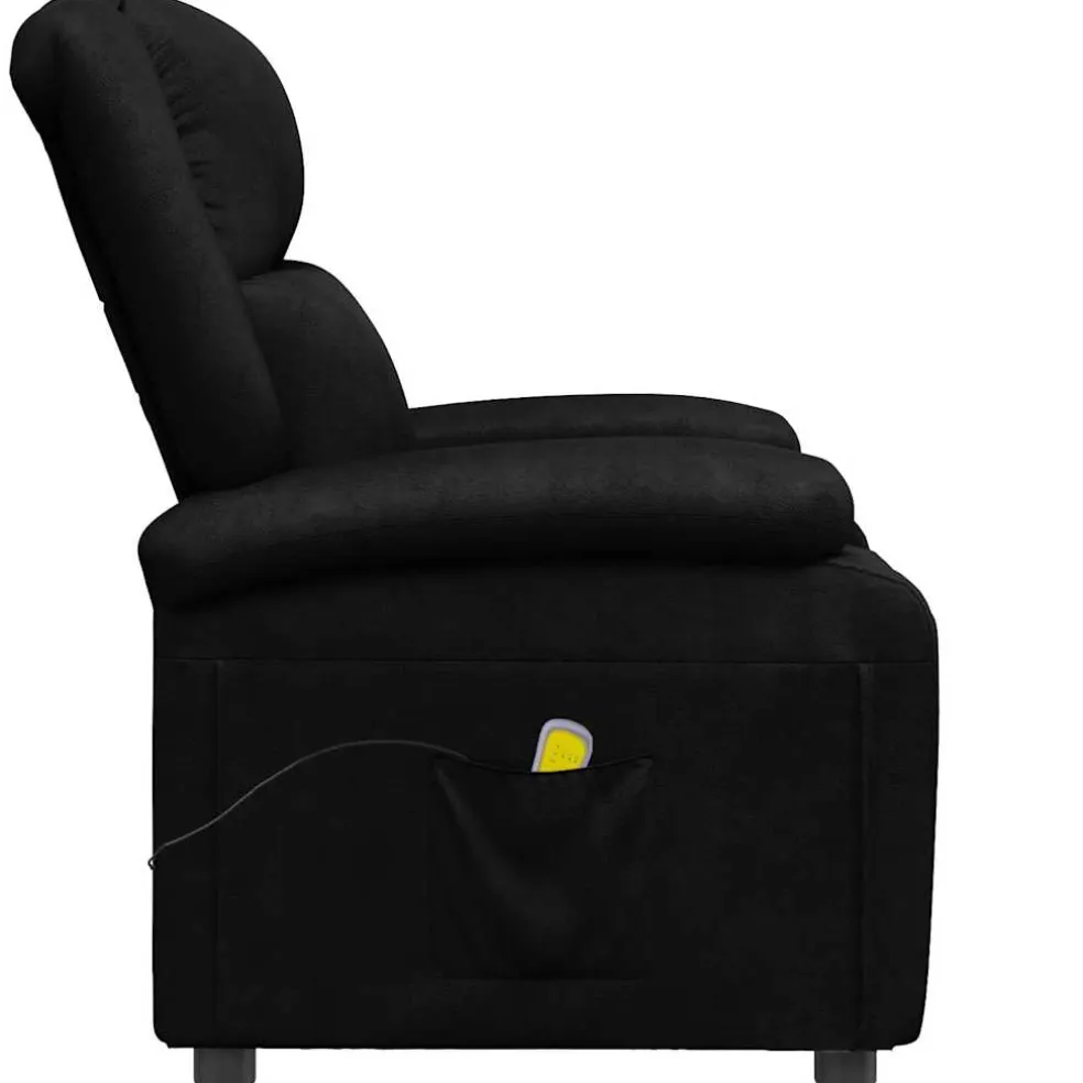 vidaXL Massagestoel kunstleer zwart