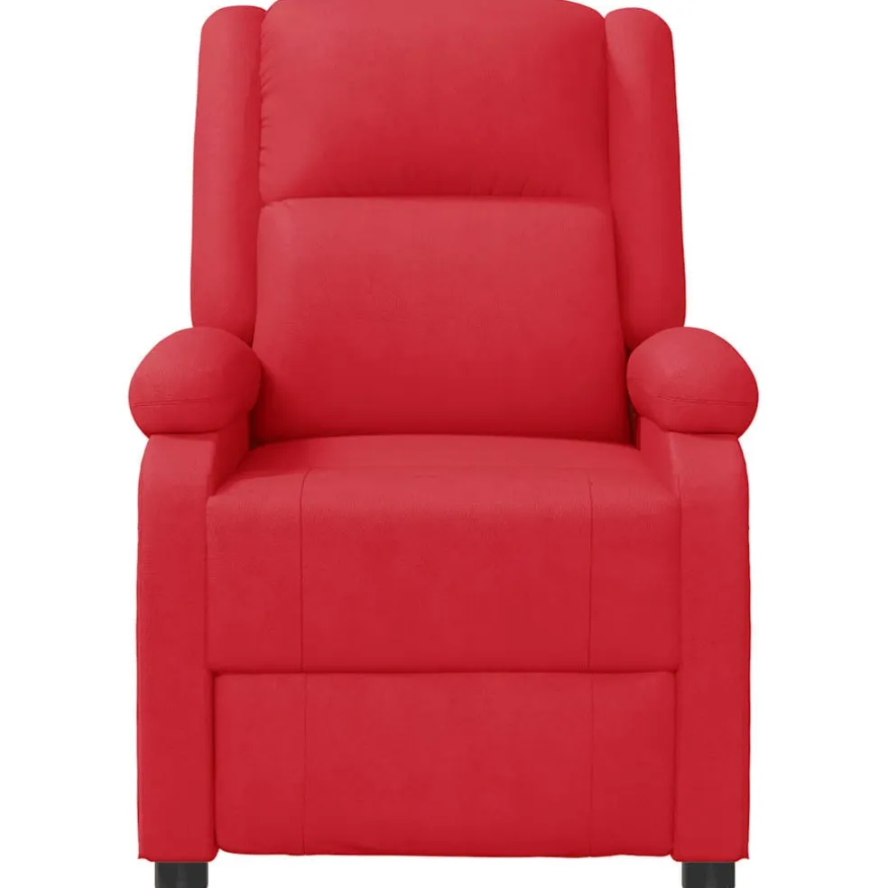 vidaXL Massagestoel kunstleer rood