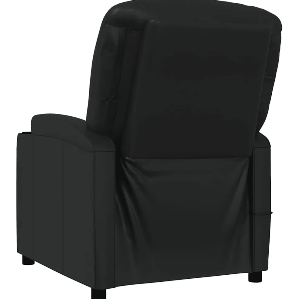 vidaXL Massagestoel kunstleer zwart