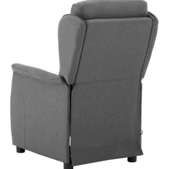 vidaXL Massagestoel Lichtgrijs 93.5 x 67.5 x 101.5 cm Stof