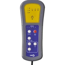 vidaXL Massagestoel Lichtgrijs 96.5 x 70.5 x 95 cm Microvezel