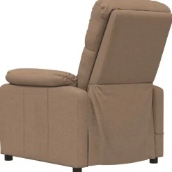 vidaXL Massagestoel stof bruin
