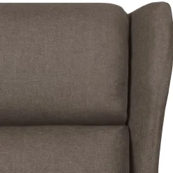 vidaXL Massagestoel stof bruin