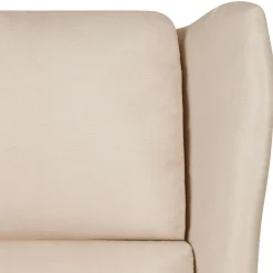 vidaXL Massagestoel stof crèmekleurig