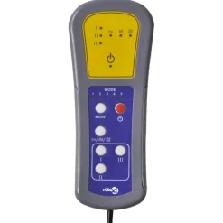 vidaXL Massagestoel stof donkergrijs