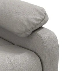 vidaXL Massagestoel stof taupe