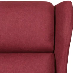 vidaXL Massagestoel stof wijnrood