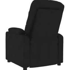 vidaXL Massagestoel stof zwart